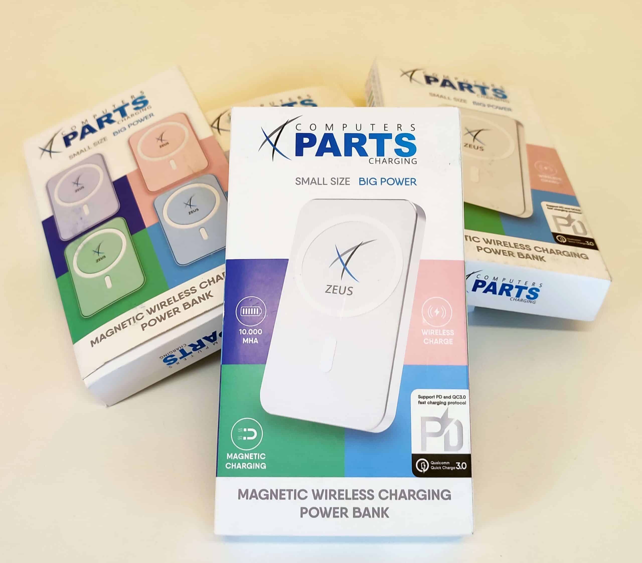Zeus Power Bank MagSafe 10.000 mAh Ricarica Wireless Qualcomm Quick Charge 3.0 Compatibile con Iphone Samsung Xiaomi Huawei Zeus Power Bank MagSafe 10.000 mAh Ricarica Wireless Qualcomm Quick Charge 3.0 Compatibile con Iphone Samsung Xiaomi Huawei